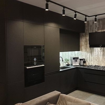 Acrylic Matte Black Cabinet Doors, 27estore - Home Improvement Products
