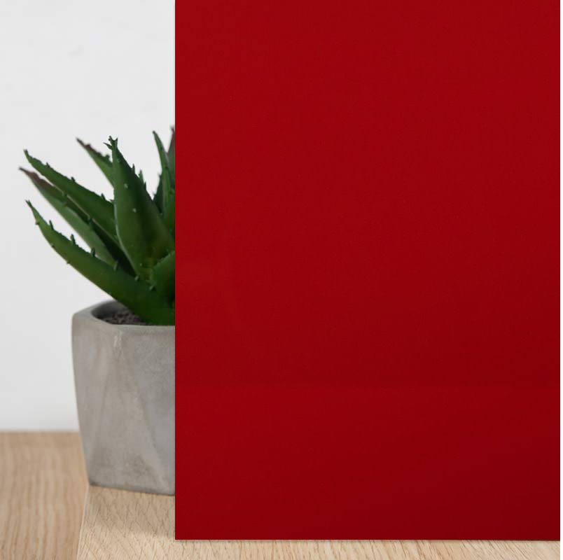 Lacobel Luminous Red 1586 Glass Samples Cronos Design